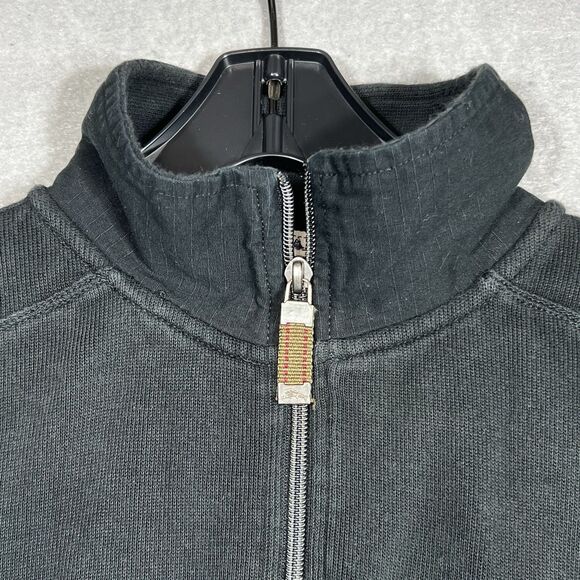TOMMY BAHAMA RELAX Tobago 1/4 Zip Pullover Sweater Men’s Small Black Long Sleeve - Picture 3 of 14